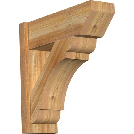 Olympic Slat Rough Sawn Outlooker, Western Red Cedar, 8"W x 24"D x 24"H